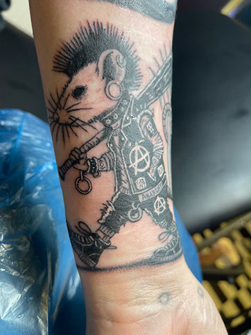 tattoo,aces,high,alex,rockoff,alexrockoff,west,palm,beach,traditional,neotraditional,beetle,beatle,flower,sunflower,floral,color