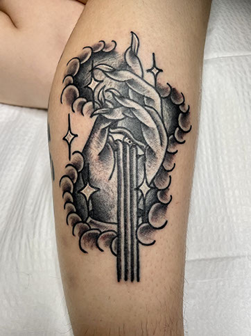 tattoo,aces,high,alex,rockoff,alexrockoff,west,palm,beach,traditional,neotraditional,beetle,beatle,flower,sunflower,floral,color